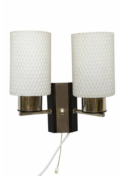 Vintage Wall Lamp, Double Bouchie