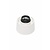 Ceiling fixture, cream-white plastic screw ring, 40 Watt