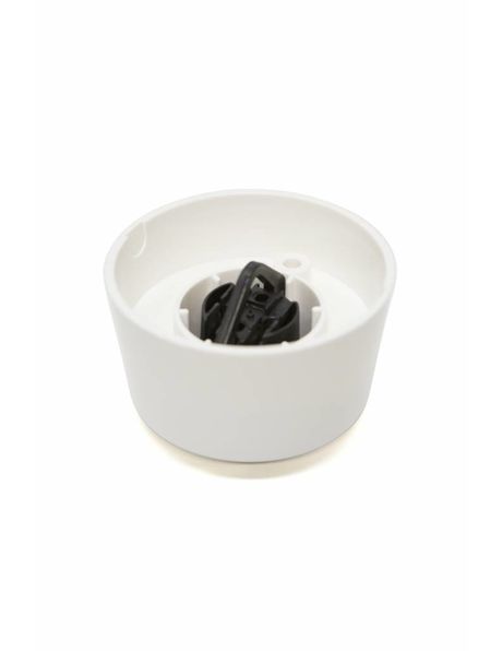 Ceiling fixture, cream-white plastic screw ring, 40 Watt