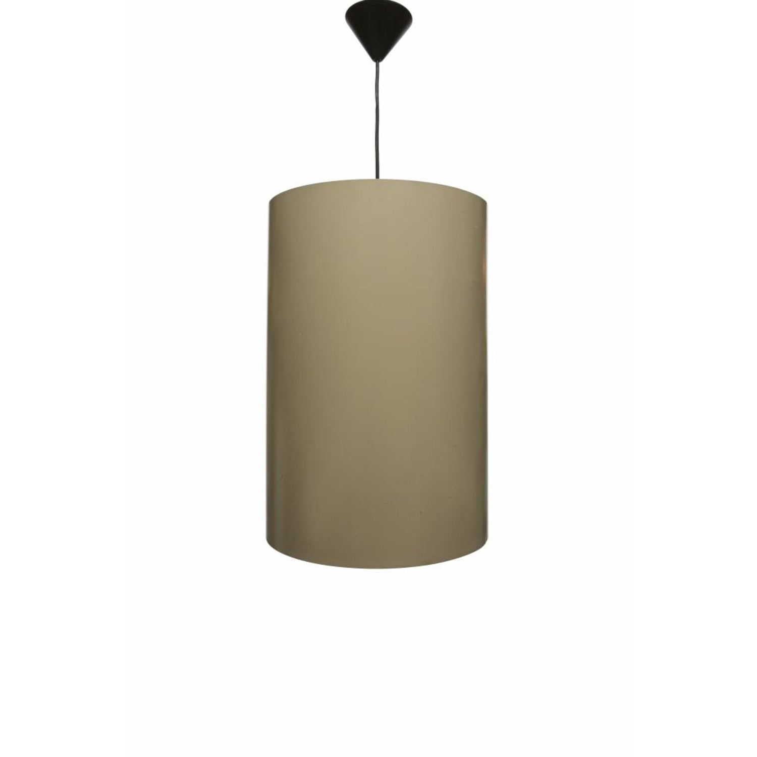 Hedendaags Grote en stoere hanglamp, ronde metalen cilinder, industriële ME-63