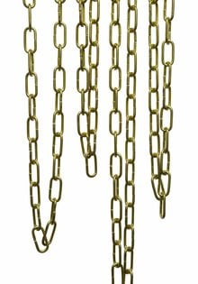 Lamp Chain, Brass, Big Links, 5.0 x 2.3 cm