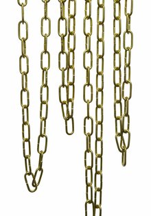 Lamp Chain, Brass