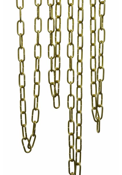 Lampenketting, Messing, Grote Schakels, 5.0 x 2.3