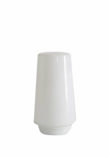 Wagenfeld Small White Glass Lampshade with Screw Thread