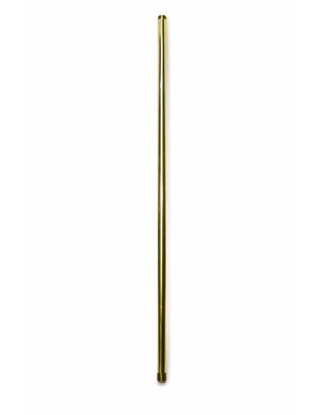 Pendant rod, 60 cm / 23.6 inch, shiny brass, M13x1