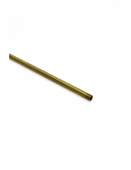 Tube, 70 cm / 27.6 inch, 1.0 cm (3.9 inch), rough brass