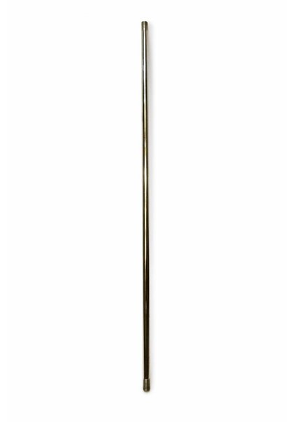 Rod, 70 cm / 27.6 inch, Shiny Silver, Thread with a Width of 1.0 cm / 0.4 inch