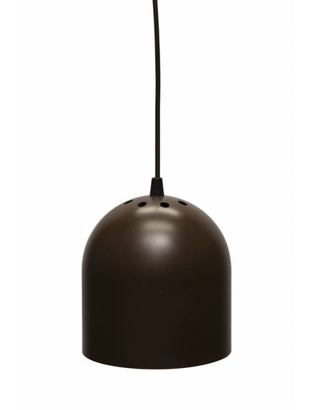 Design hanging lamp, 1960s, brown cylinder