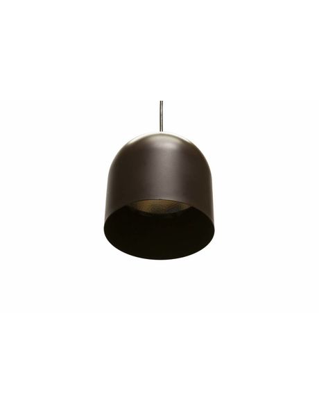 Design hanging lamp, 1960s, brown cylinder