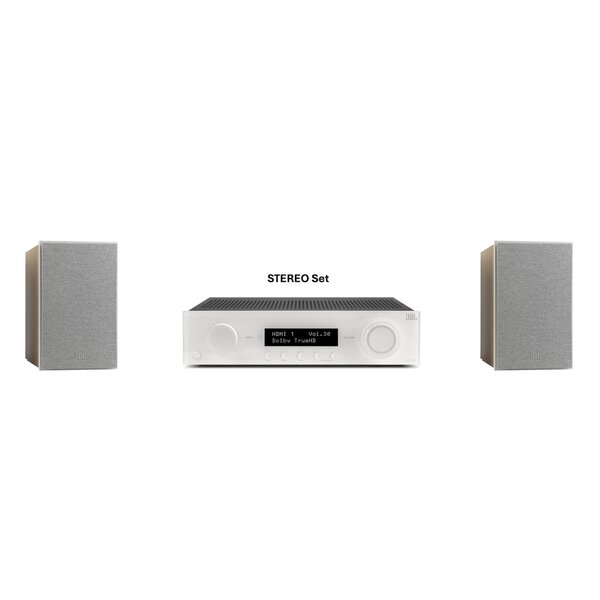 JBL 2.0 Lautsprecher Set : STAGE 250B + MA310 AV-Receiver