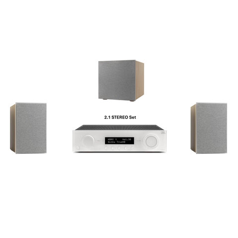 2.1 Lautsprecher Set: STAGE 250B + MA310 AV-Receiver