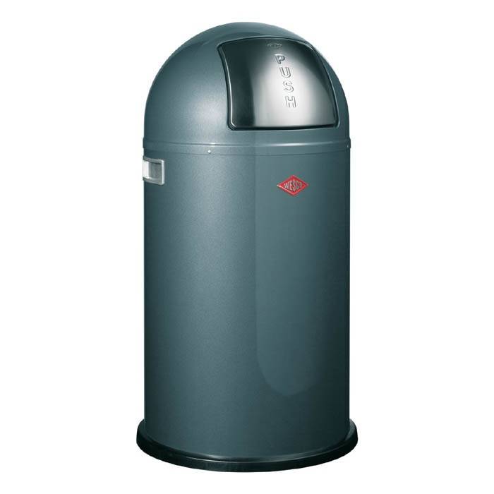 Wesco Pushboy 50L Grafiet Afvalemmer wesco kopen in de aanbieding