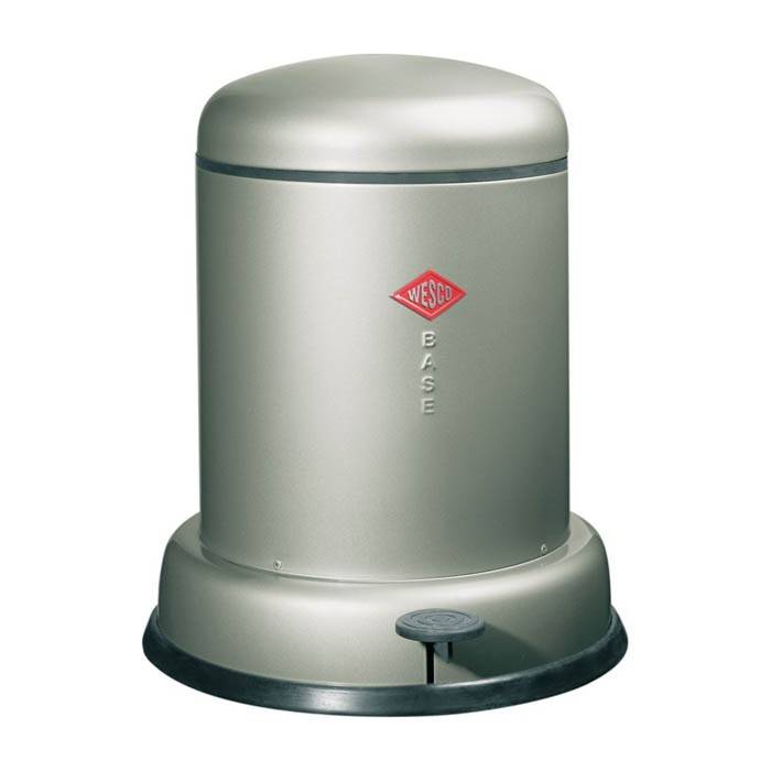 Wesco Baseboy 8L Zilver Afvalemmer wesco kopen in de aanbieding