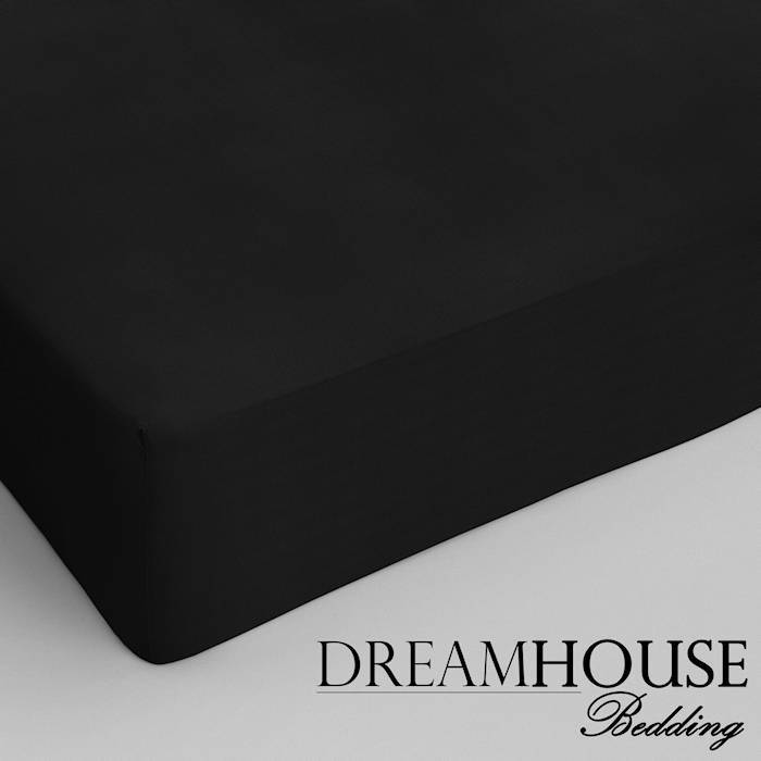 Dreamhouse Bedding Hoeslaken Katoen Zwart dreamhouse bedding kopen in de aanbieding Dreamhouse Bedding Hoeslaken Katoen Zwart dreamhouse bedding kopen in de aanbieding