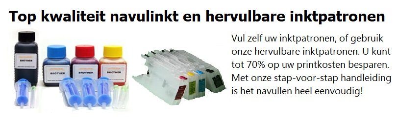 Zelfvullen.nl - Navulinkt, Navulset, Cartridge vullen, vullen - Zelfvullen.nl