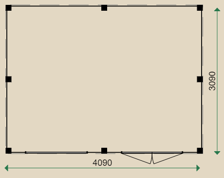 Tuinhuis V4