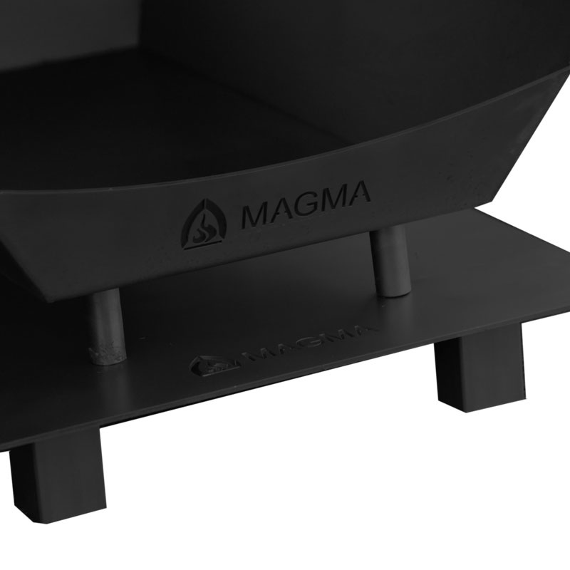 Magma Onderplaat Zwart/RVS