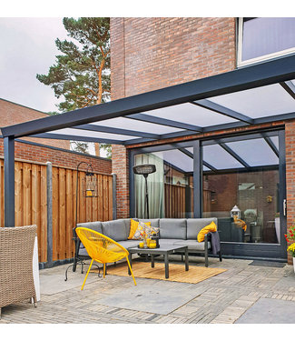 Aluxe Aluminium veranda Trendline met polycarbonaat