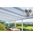 Aluxe Aluminium veranda Trendline met polycarbonaat dak