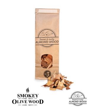 Smokey Olive Wood Amandel Rookchips Nº3