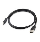 Stuff Certified® USB - Câble de chargement USB-C Câble de données Android 1 mètre noir