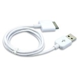 Stuff Certified® Juego de carga 2 en 1 Cable de carga USB / Cable de datos y cargador de enchufe / Cargador de pared 1 metro para iPhone 4 / 4S