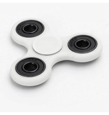 Stuff Certified® Estándar Tri Fidget Hand Spinner Anti Stress Shifter Toy Blanco