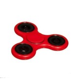 Stuff Certified® Estándar Tri Fidget Hand Spinner Anti Stress Shifter Toy Rojo