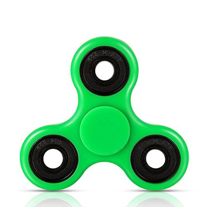 Giocattolo antistress standard Tri Fidget Hand Spinner Green