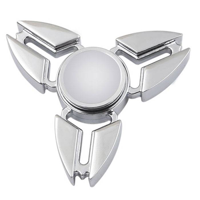 Falcon Tri Fidget Hand Spinner Anti Stress Shifter Toy Plata