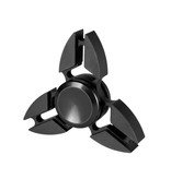 Stuff Certified® Falcon Tri Fidget Hand Spinner Anti Stress Shifter Toy Black