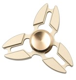 Stuff Certified® Falcon Tri Fidget Handspinner Anti Stress Shifter Spielzeug Gold