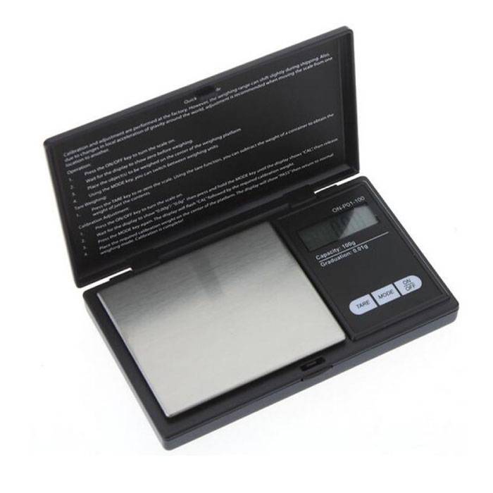 Scala LCD equilibrio Mini portatile digitale di precisione Bilancia 100g -  0.01g