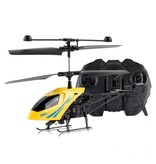 Stuff Certified® Desert Hawk Mini RC Drone Helikopter Speelgoed Gyro Lampjes Geel