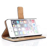 Stuff Certified® iPhone 7 Plus & 8 Plus - Wallet Flip Case Cover Cas Case Wallet Black