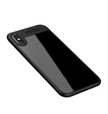 Stuff Certified® iPhone 8 - Auto Focus Armor Case Cover Cas Silicone TPU Case Black