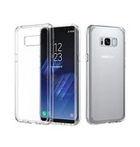Stuff Certified® Transparente klare Stoßstangenhülle Silikon TPU Hülle Anti-Shock Samsung Galaxy S8 Plus