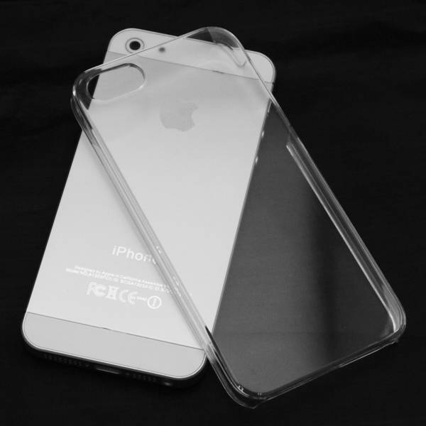 Stuff Certified® Custodia in silicone TPU trasparente per iPhone 4