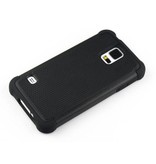 Stuff Certified® For Apple iPhone 4 - Hybrid Armor Case Cover Cas Silicone TPU Case Black