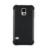 Stuff Certified® Voor Samsung Galaxy S3 - Hybrid Armor Case Cover Cas Silicone TPU Hoesje Zwart