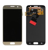Stuff Certified® Ekran Samsung Galaxy S7 (ekran dotykowy + części AMOLED +) Jakość A + - czarny / biały / złoty