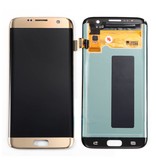 Stuff Certified® Samsung Galaxy S7 Edge-Bildschirm (Touchscreen + AMOLED + Teile) A + Qualität - Schwarz / Weiß / Gold
