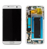 Stuff Certified® Schermo Samsung Galaxy S7 Edge (touchscreen + AMOLED + parti) di qualità A + - nero / bianco / oro