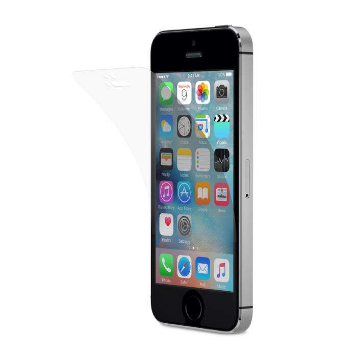 Pellicola salvaschermo per iPhone 4S in lamina di alluminio resistente
