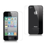 Stuff Certified® Pellicola salvaschermo per iPhone 4S in lamina di alluminio resistente