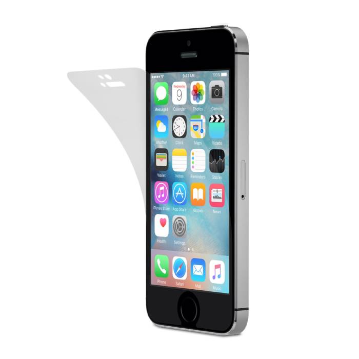 iPhone 5S Screen Protector Mocna folia z folii PET