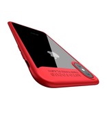 Stuff Certified® iPhone 6 - Carcasa Auto Focus Armor Carcasa Cas Silicona TPU Carcasa Roja