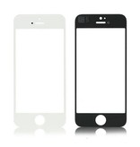 Stuff Certified® Plaque de verre avant en verre avant pour iPhone 5 / 5C / 5S / SE Qualité AAA + - Noir