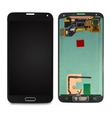 Stuff Certified® Samsung Galaxy S5 I9600 Screen (Touchscreen + AMOLED + Parts) AAA + Quality - Blue / Black / White