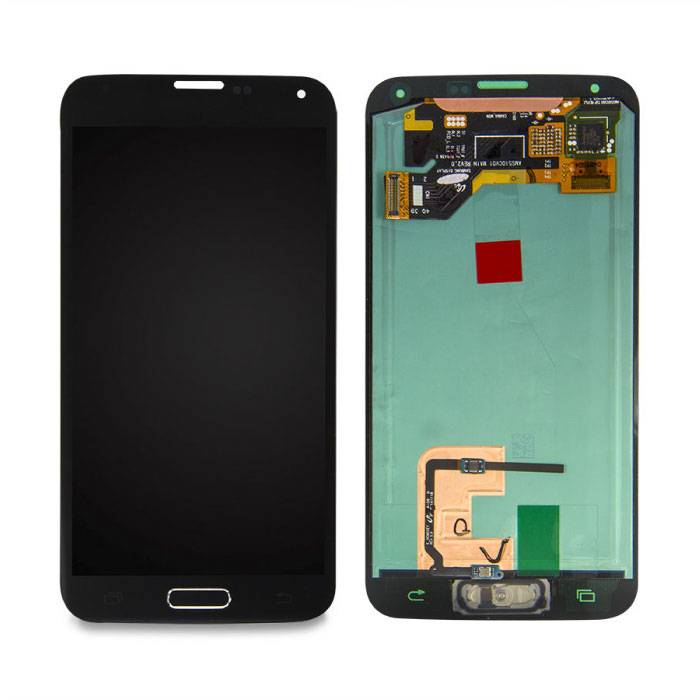 Ekran Samsung Galaxy S5 I9600 (ekran dotykowy + części AMOLED +) Jakość AAA + - niebieski / czarny / biały